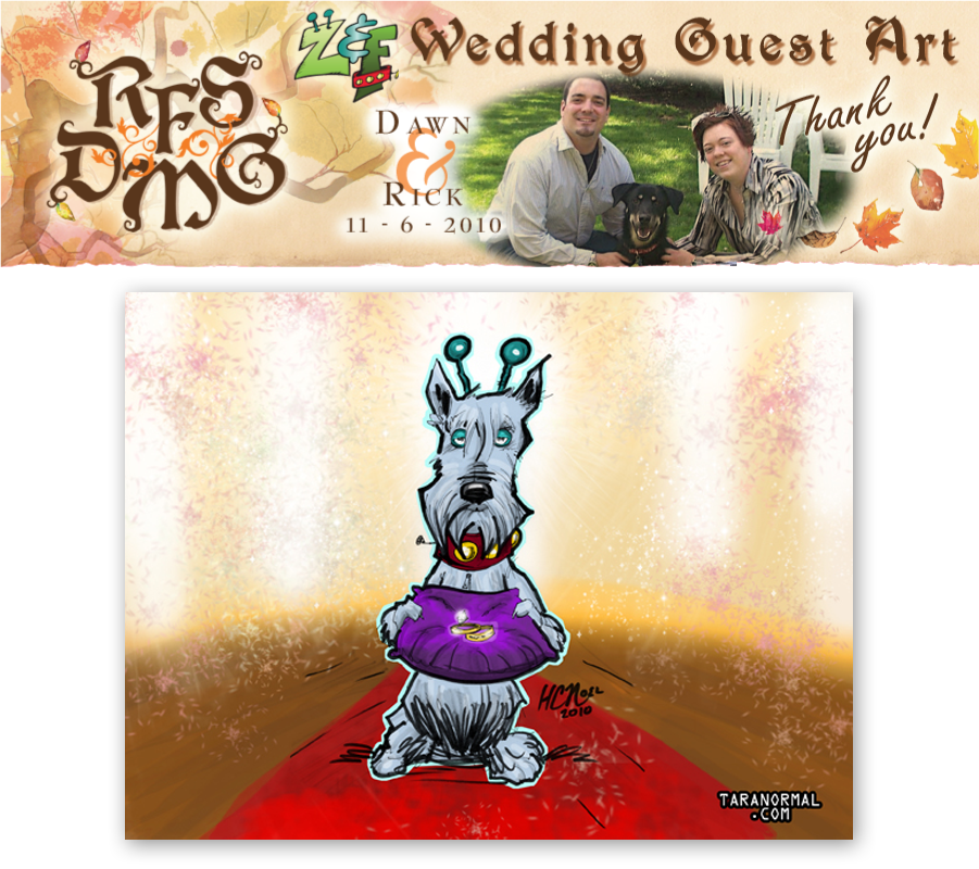Wedding Guest Art: HC Noel