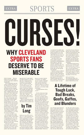 Curses! Why Cleveland Sports Fans Deserve to Be Miserable